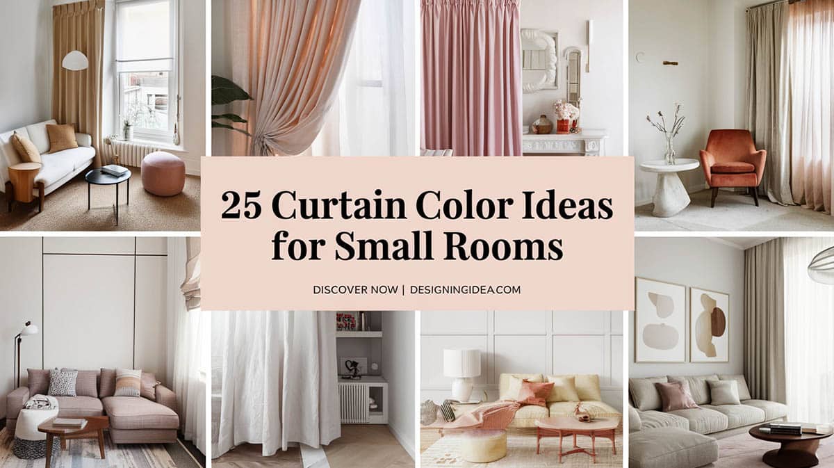 Curtain color ideas for small rooms