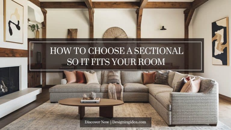 How To Choose A Sectional So It Fits Your Room