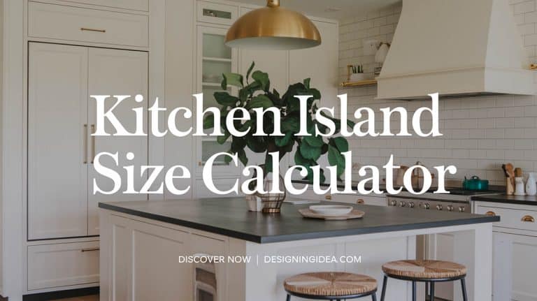 Kitchen Island Size Calculator For The Perfect Floor Plan Design