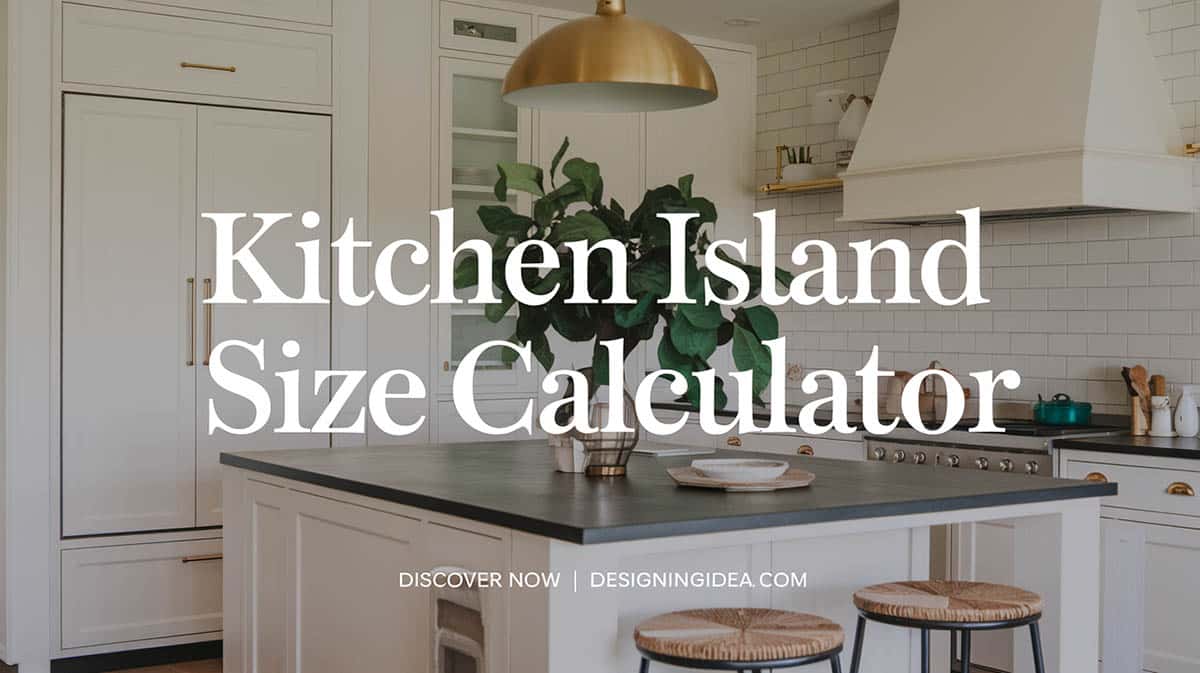 kitchen island size calculator