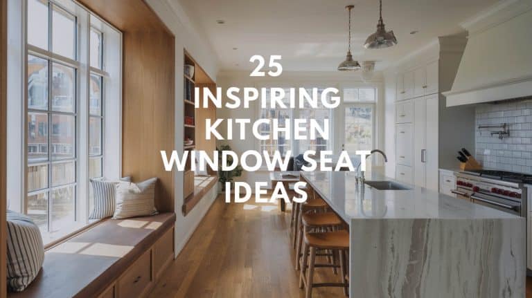 25 Inspiring Kitchen Window Seat Ideas With Different Designs