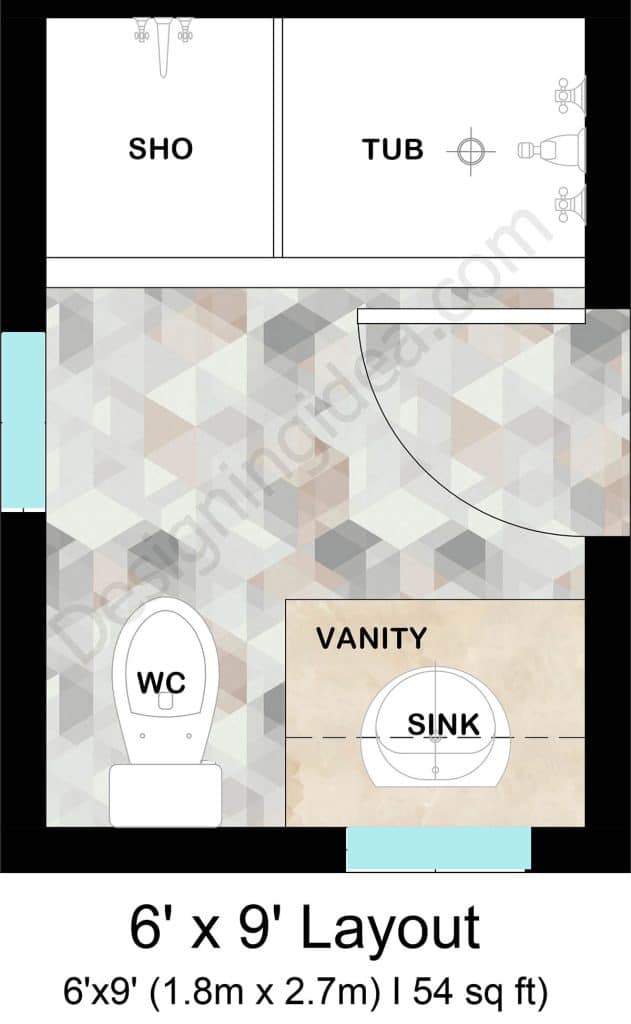 7 Space-Saving Bathroom Layouts With a Tub and Shower