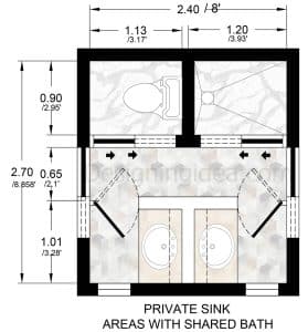 5 Efficient Jack and Jill Bathroom Layout Ideas For Shared Spaces