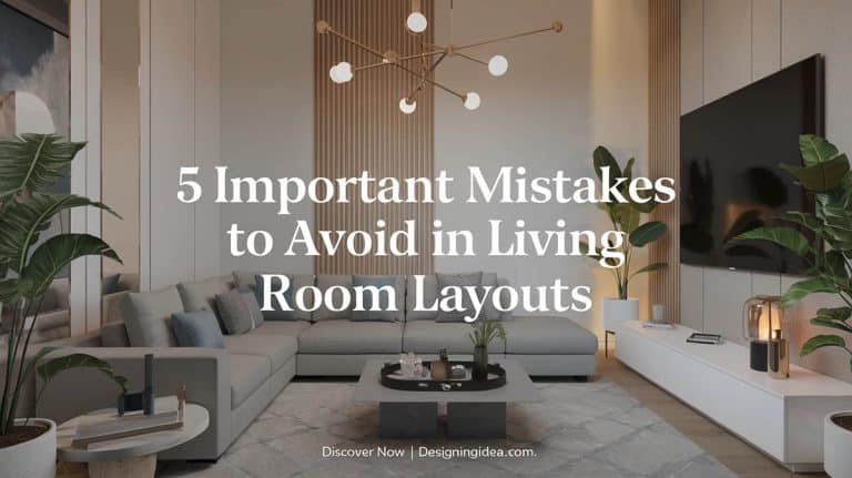 5 Important Mistakes To Avoid In Living Room Layouts