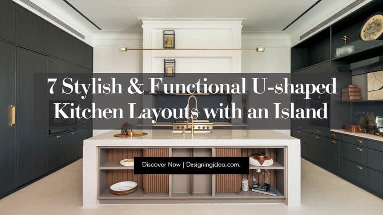 7 Stylish & Functional U Shaped Kitchen Layouts With An Island