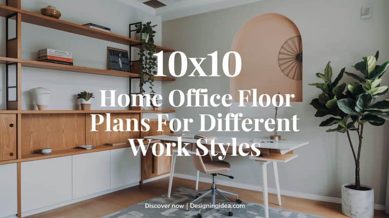 5 Functional 10×10 Home Office Floor Plans For Different Work Styles