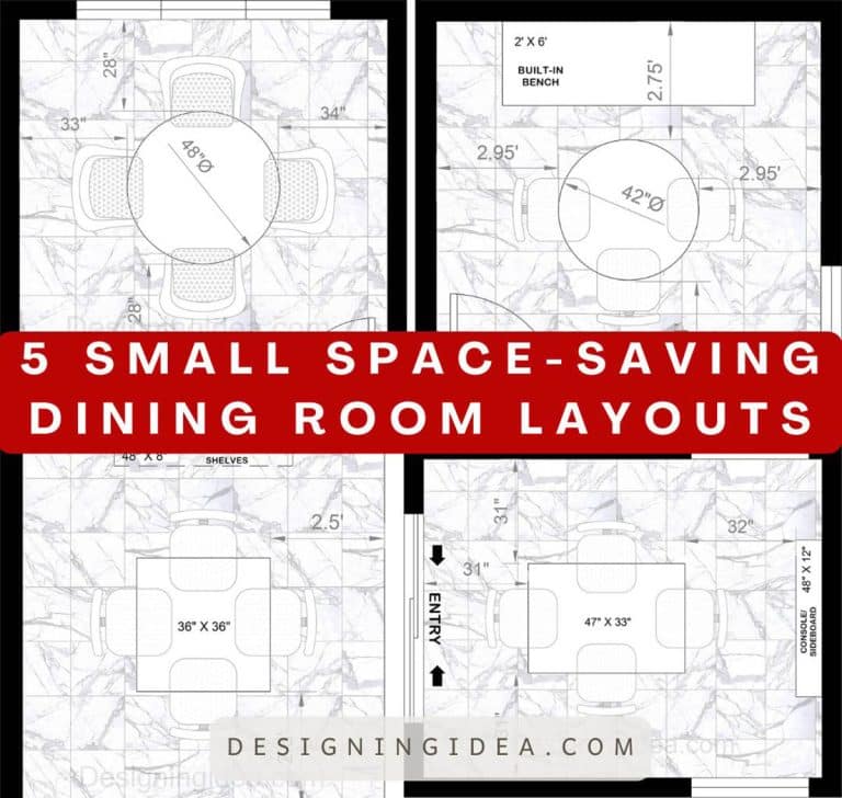 5 Small Dining Room Layouts That Make The Most Of Your Space