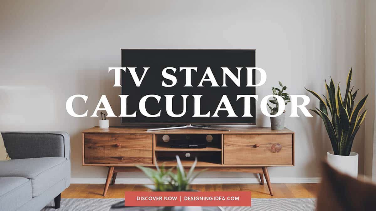 TV stand calculator