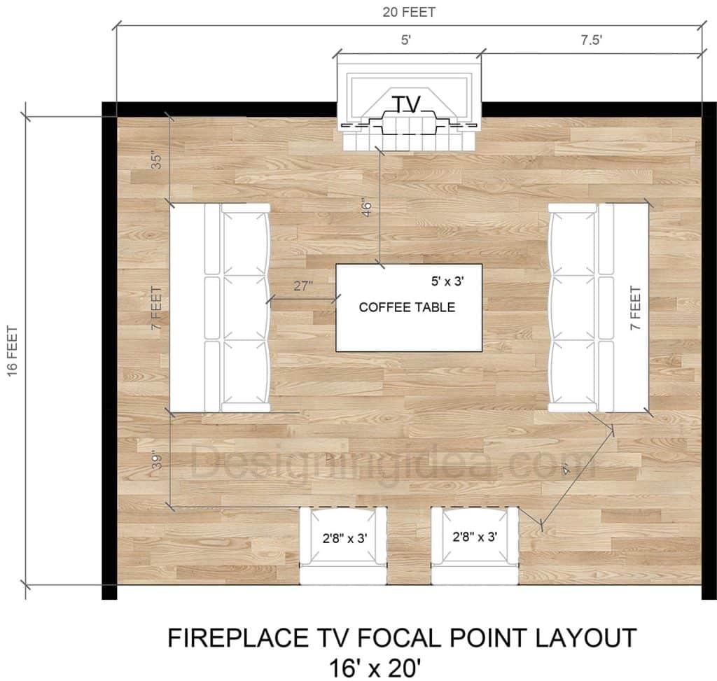 7 Living Room Layouts with Fireplace and TV That Feel Cozy