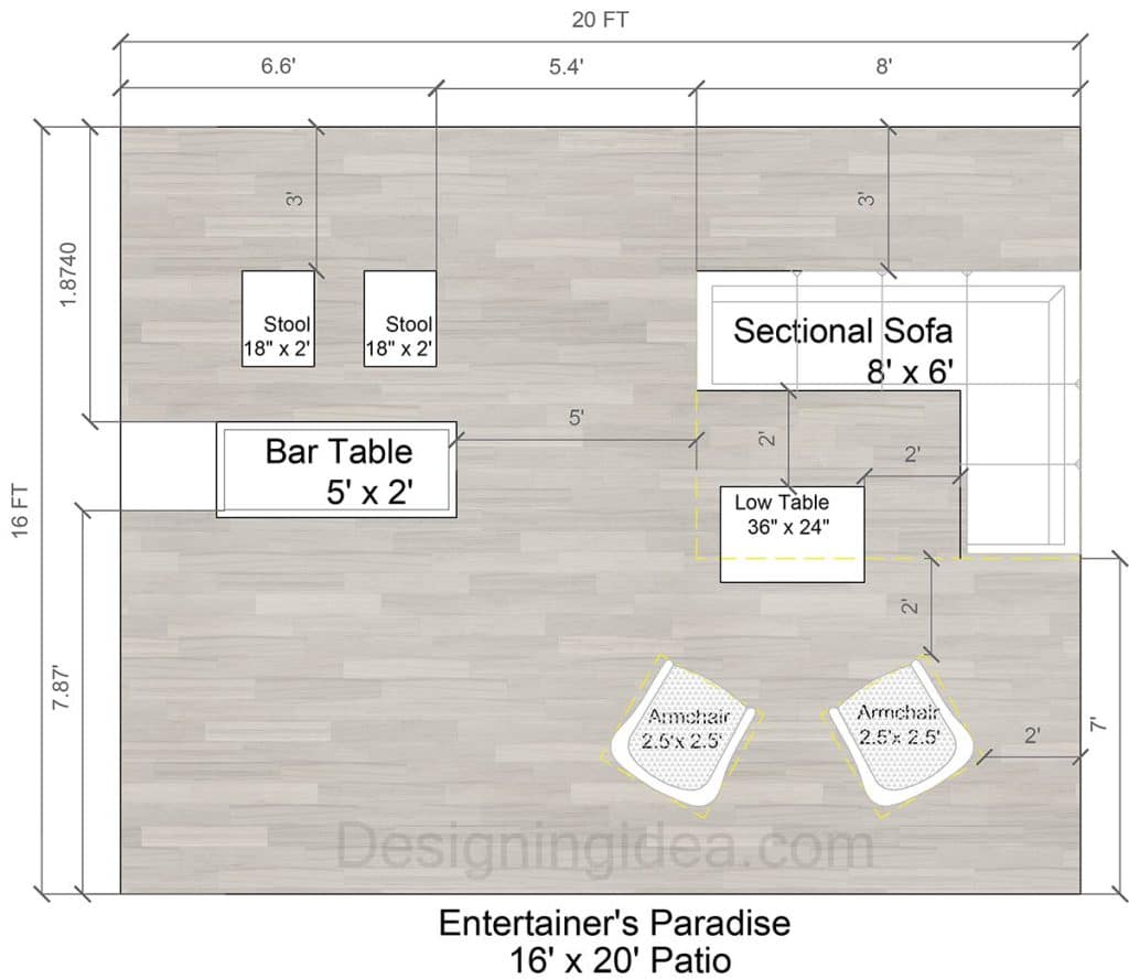 9 Patio Furniture Layout Ideas For Backyard Entertaining & Dining