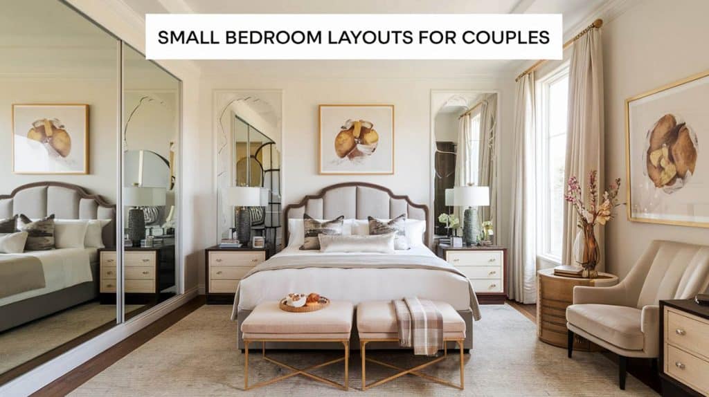 7 Small Bedroom Layouts for Couples Who Value Both Space and Style