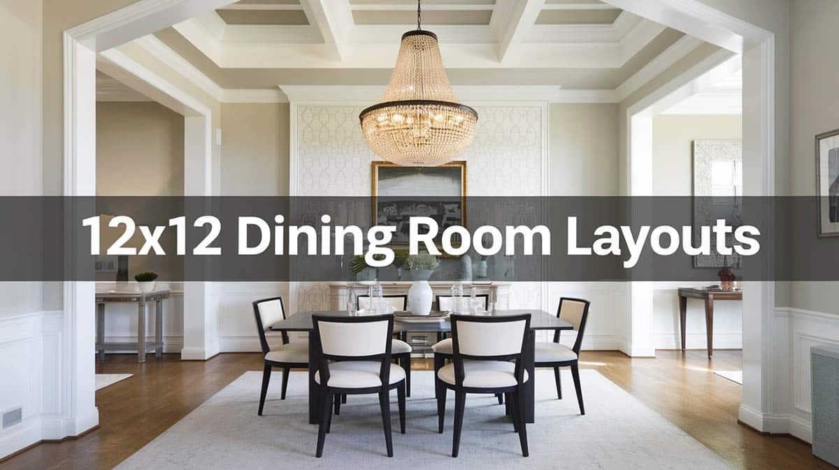 12x12 Dining Room Layouts