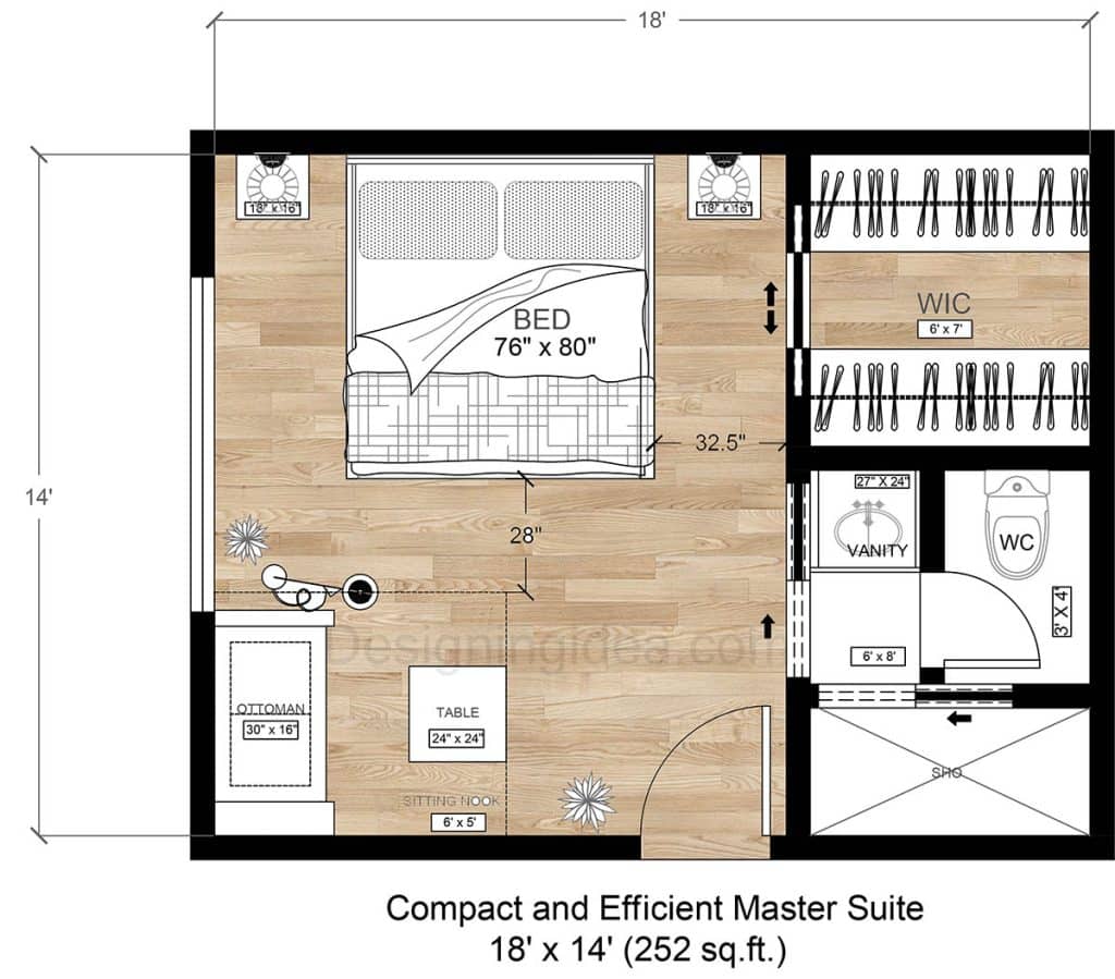 Master Bedroom Above Garage Floor Plans With Privacy, Comfort & Style