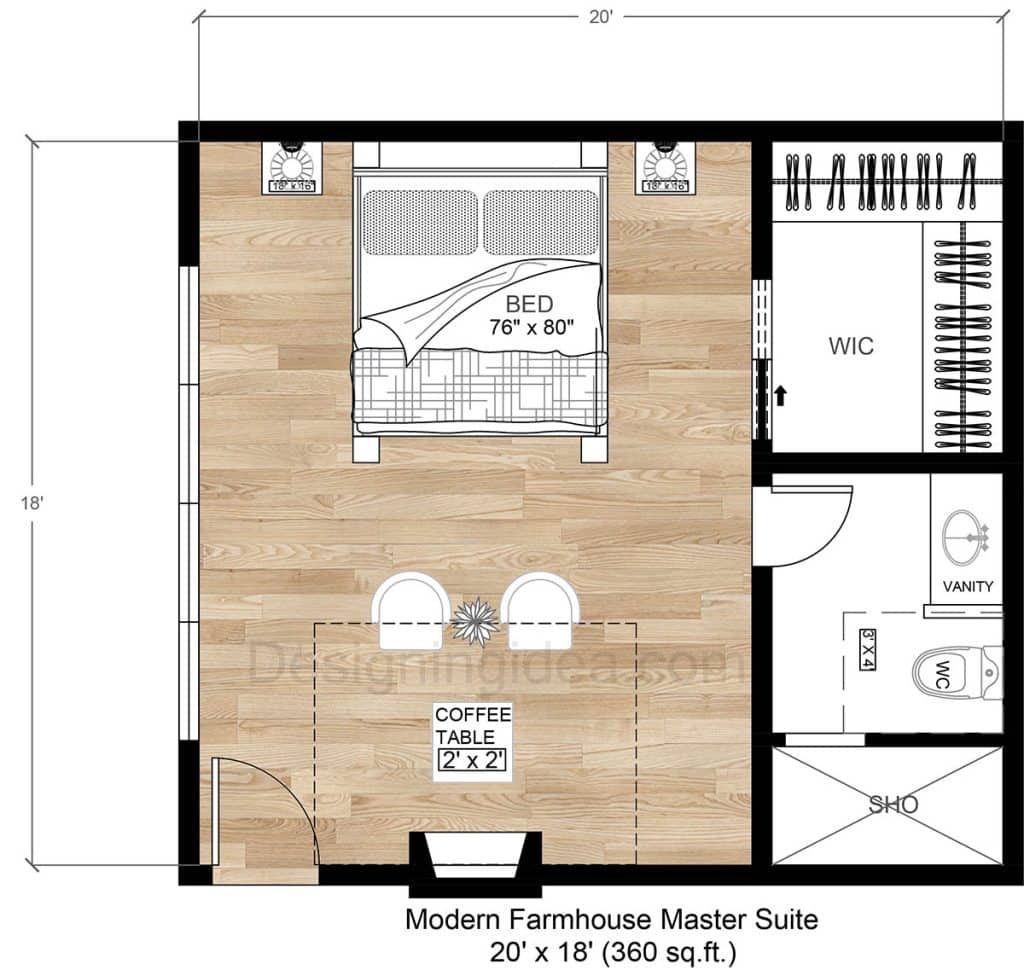 Master Bedroom Above Garage Floor Plans With Privacy, Comfort & Style