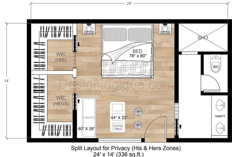 Master Bedroom Above Garage Floor Plans With Privacy, Comfort & Style