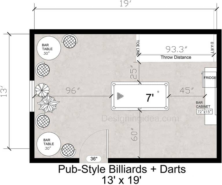 Best Game Room Floor Plans for Adults Who Love To Entertain