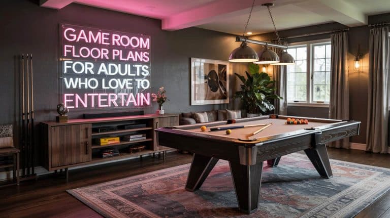 Best Game Room Floor Plans for Adults Who Love To Entertain