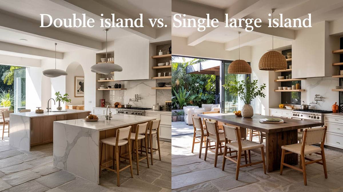 Double Island vs. Single Large Island