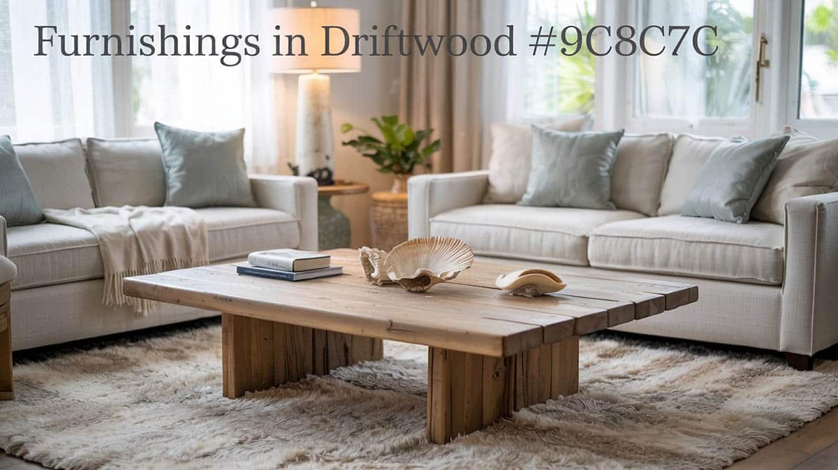 Furniture and Shelving in Driftwood #9C8C7C