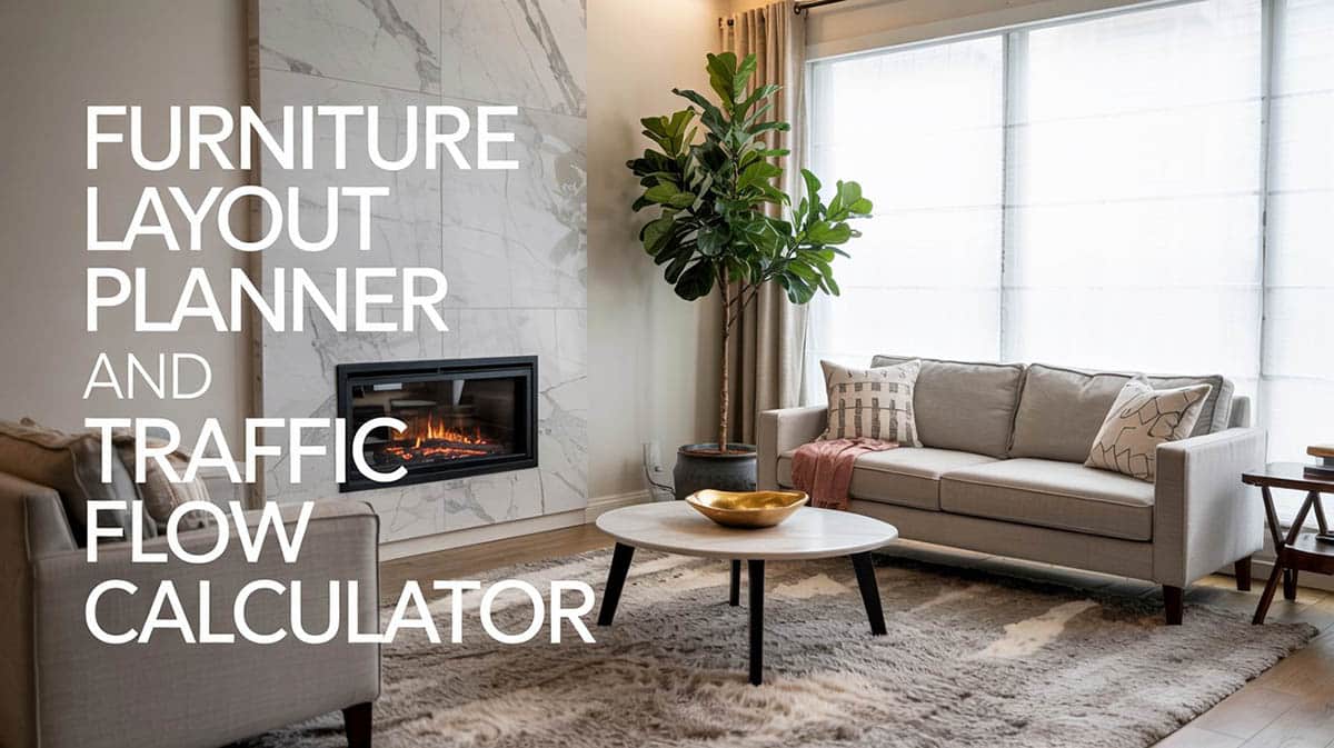 Furniture Layout Planner And Traffic Flow Calculator