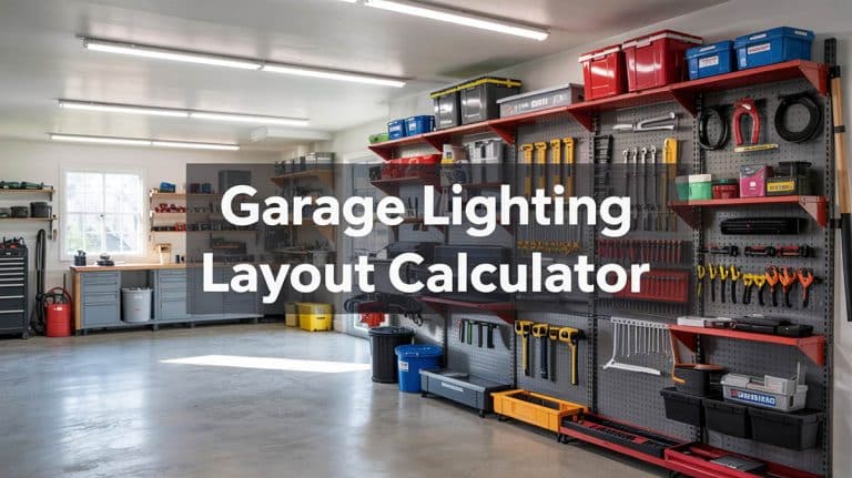 Garage Lighting Layout Calculator: Get The Perfect Number Of Fixtures