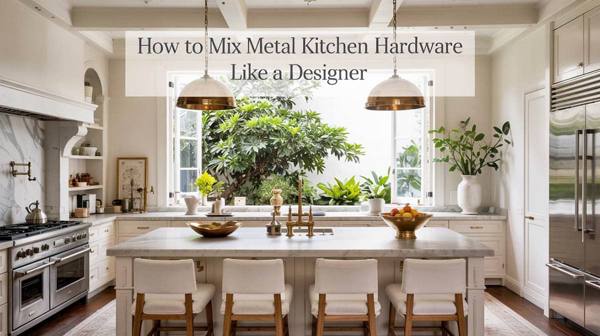 How to Mix Metal Kitchen Hardware Like a Designer