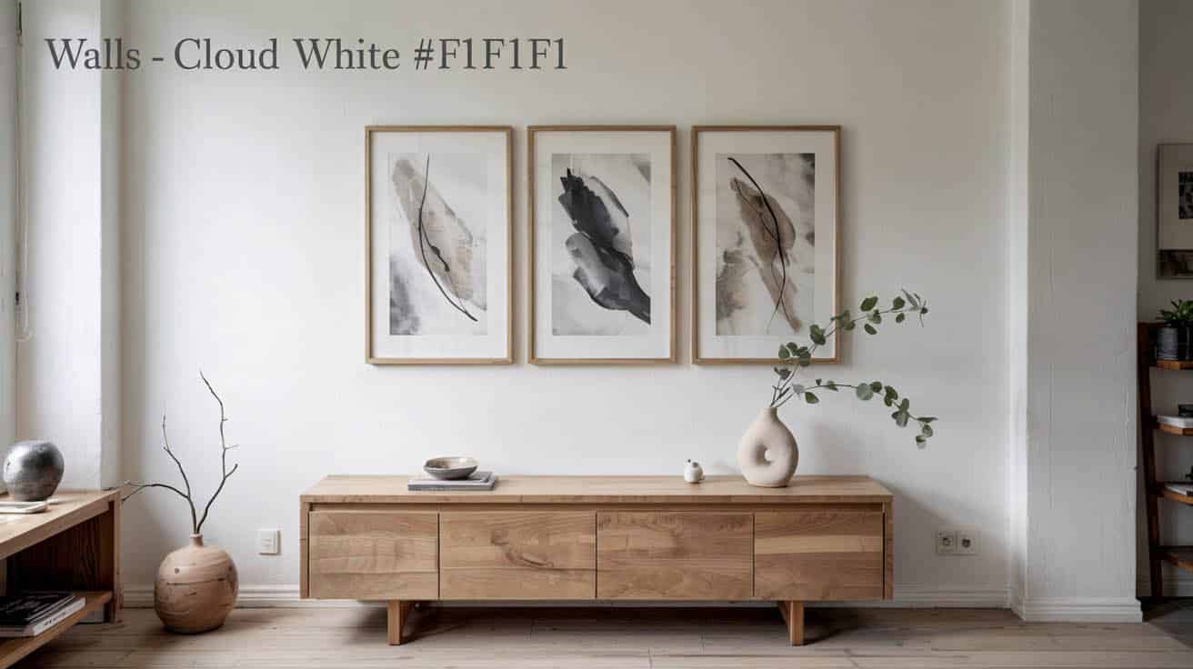 Walls in cloud white