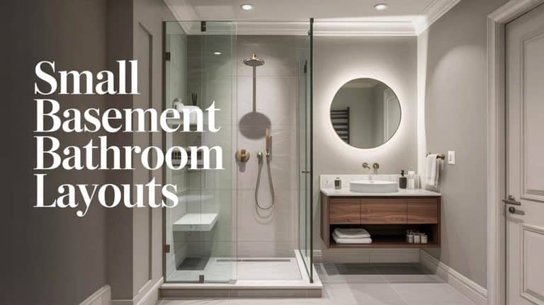Small Basement Bathroom Layouts That Make Tight Spaces Feel Bigger