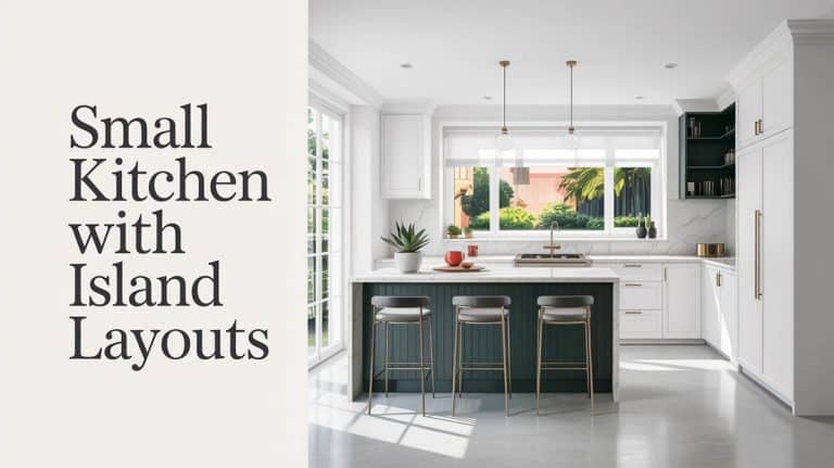 Small Kitchen with Island Layout Ideas: 5 Designs Under 150 Sq Ft