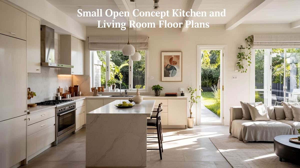Small Open Concept Kitchen And Living Room Floor Plans Small Open Concept Kitchen And Living Room Floor Plans