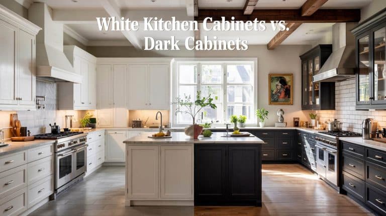 White Kitchen Cabinets vs. Dark Cabinets: What To Choose