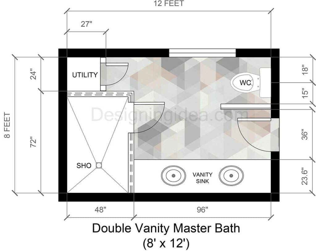 7 Rectangular Bathroom Floor Plans: Which Layout Fits Your Style?