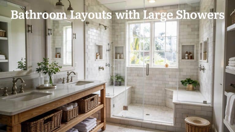 Bathroom Layouts with Large Showers: Walk-In Ideas & Design Tips