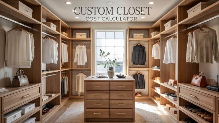 Custom Closet Cost Calculator: Costs by Size, Layout, and Materials