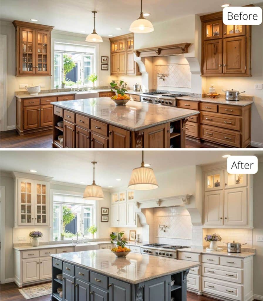 Traditional Kitchen Makeover Before and After: 29 Ai Transformations