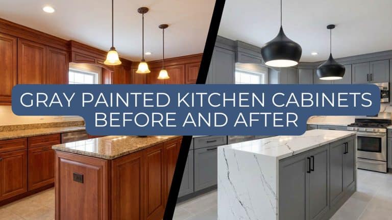 Gray Painted Kitchen Cabinets Before and After: 30 Stunning Ai Makeovers