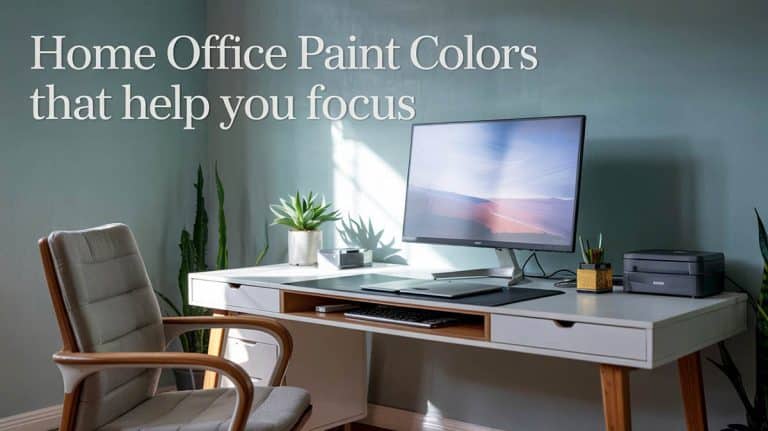 Home Office Paint Colors That Help You Focus