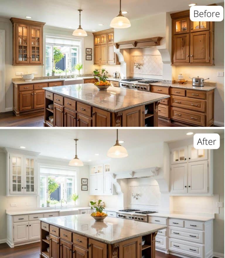 Traditional Kitchen Makeover Before and After: 29 Ai Transformations