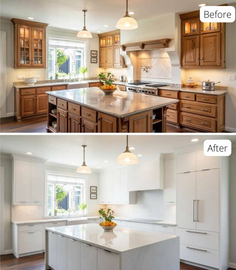 Traditional Kitchen Makeover Before and After: 29 Ai Transformations