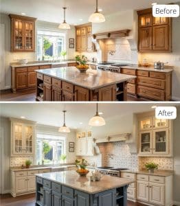 Traditional Kitchen Makeover Before and After: 29 Ai Transformations
