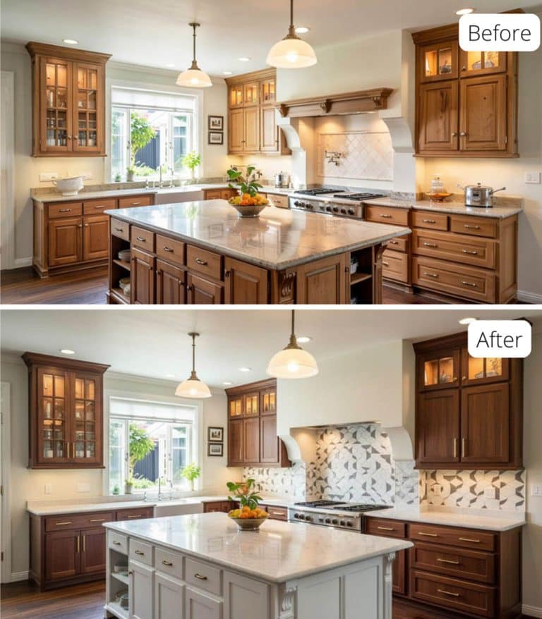 Traditional Kitchen Makeover Before and After: 29 Ai Transformations