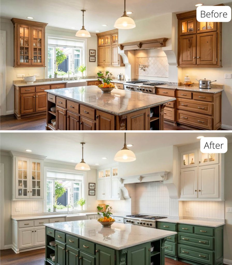 Traditional Kitchen Makeover Before and After: 29 Ai Transformations