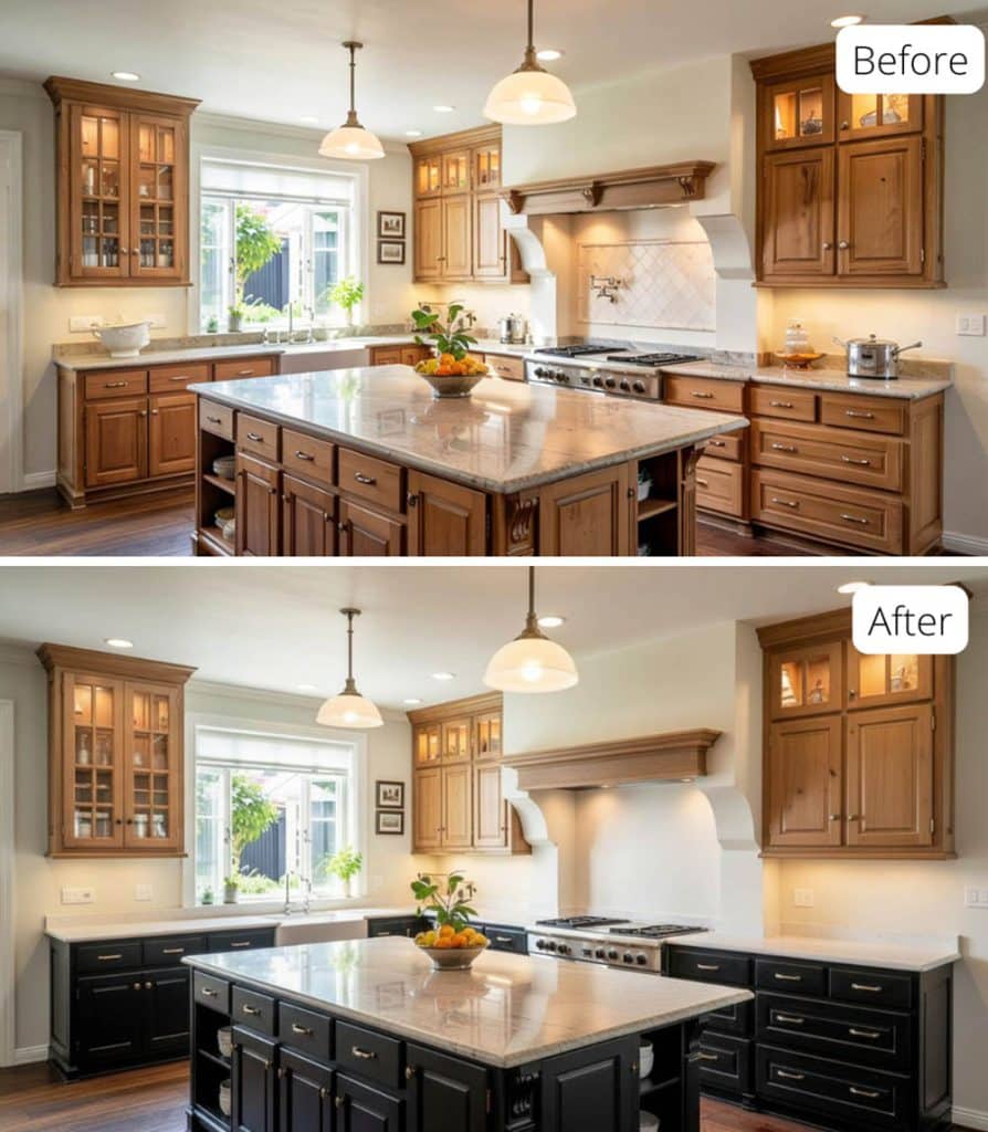 Traditional Kitchen Makeover Before and After: 29 Ai Transformations