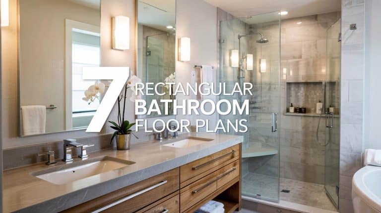 7 Rectangular Bathroom Floor Plans: Which Layout Fits Your Style?