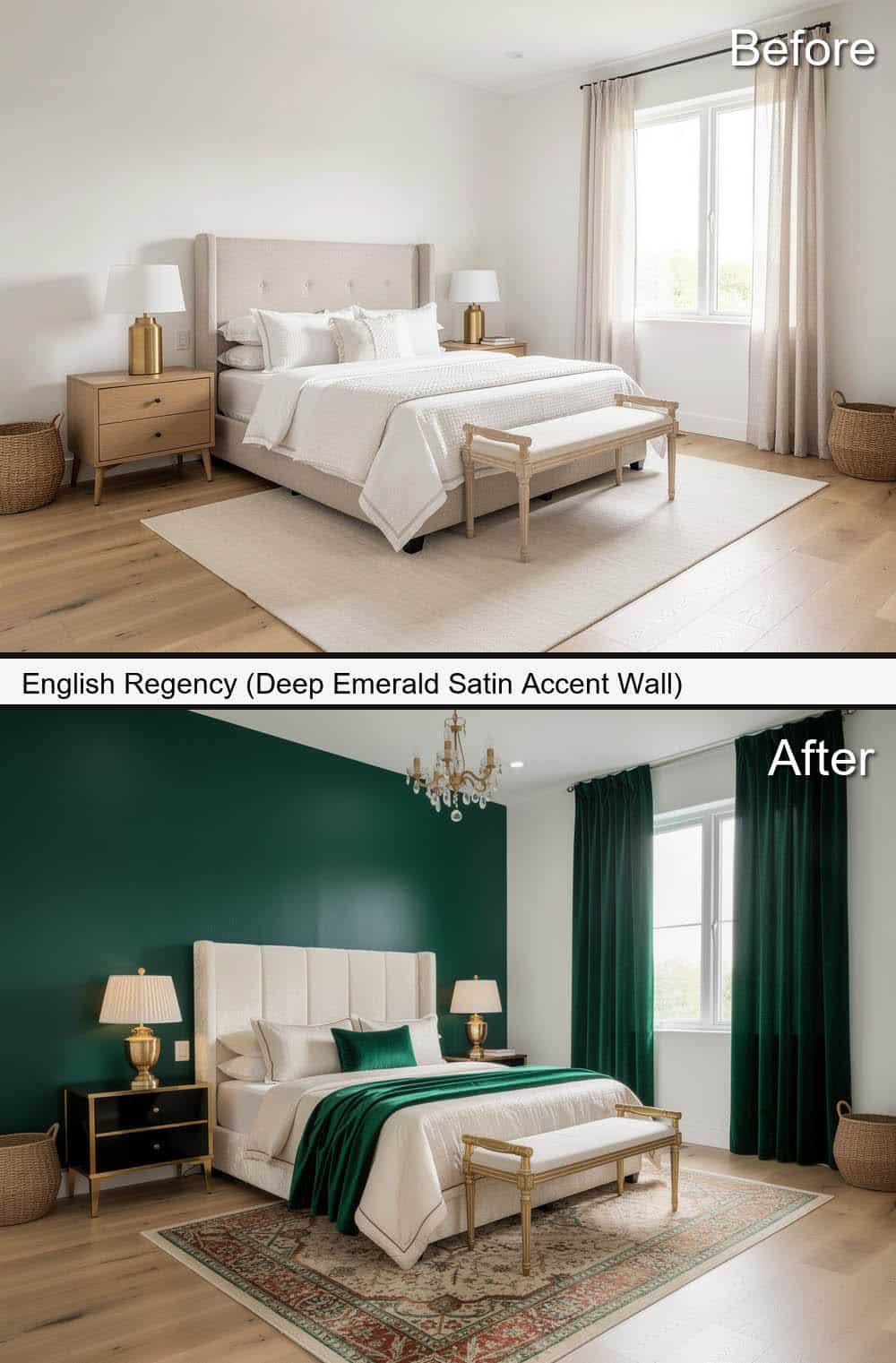 English Regency (Deep Emerald Satin)&nbsp;
