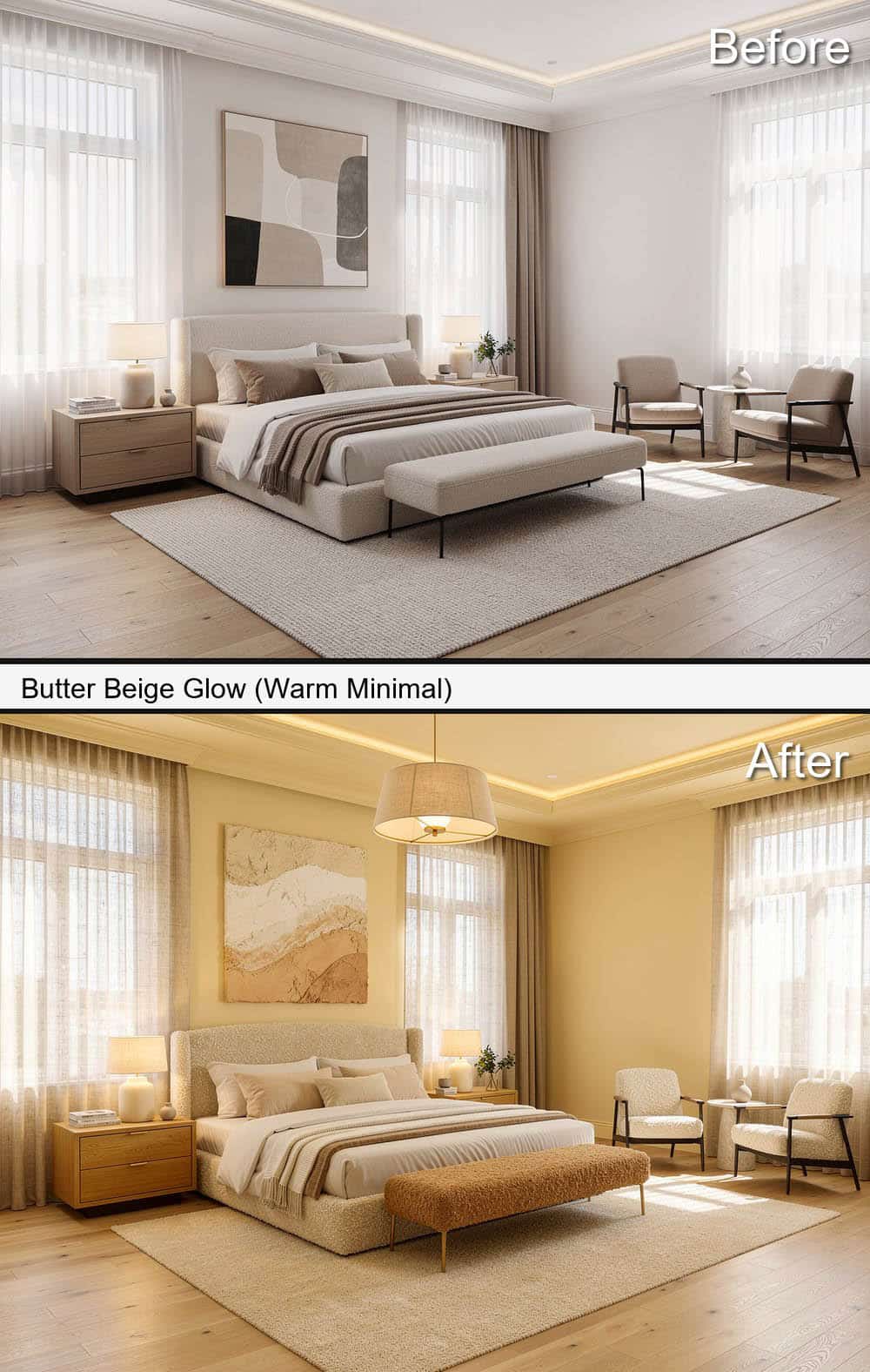 Butter Beige Glow (Warm Minimal)