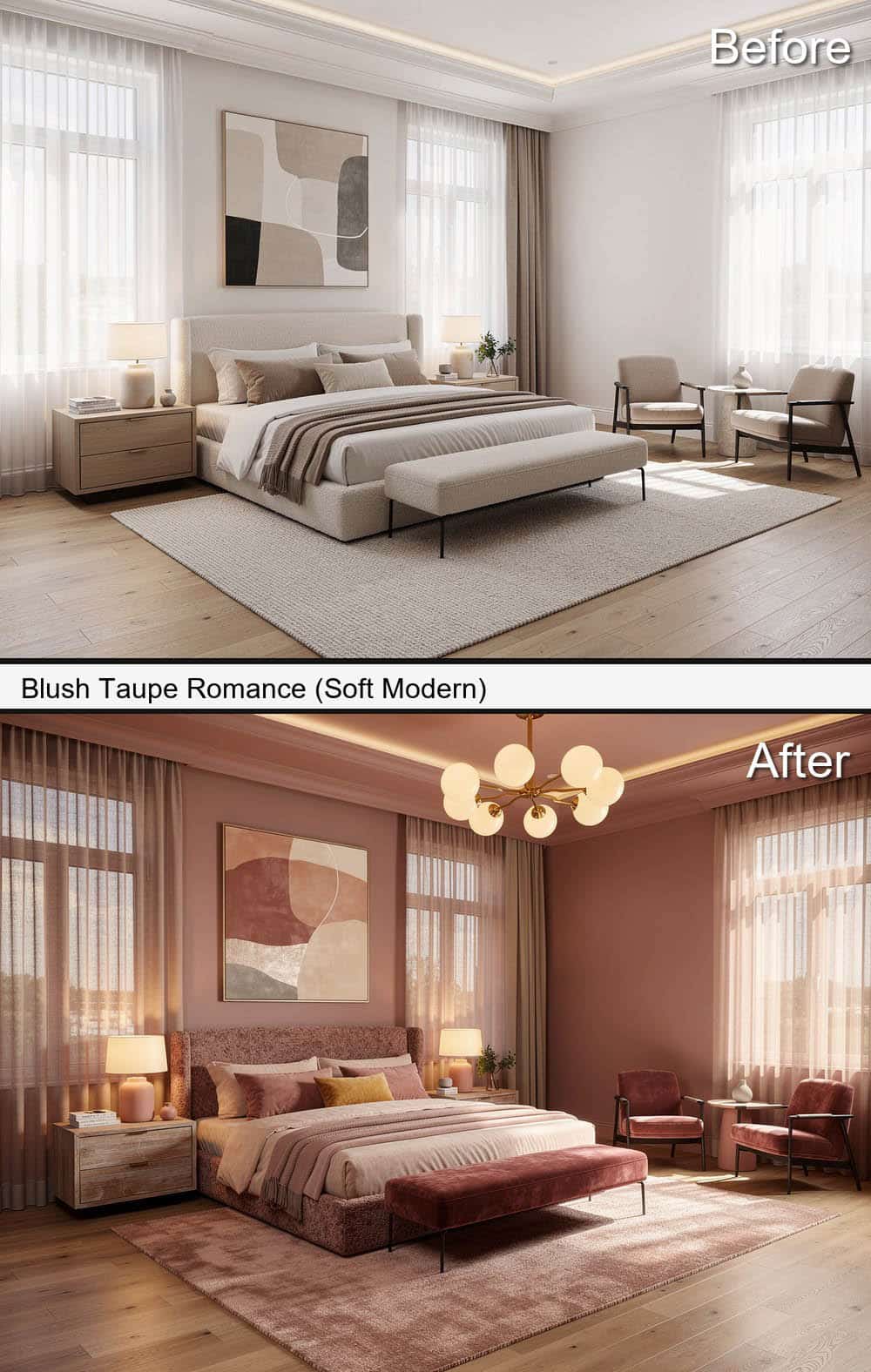 Blush Taupe Romance (Soft Modern)