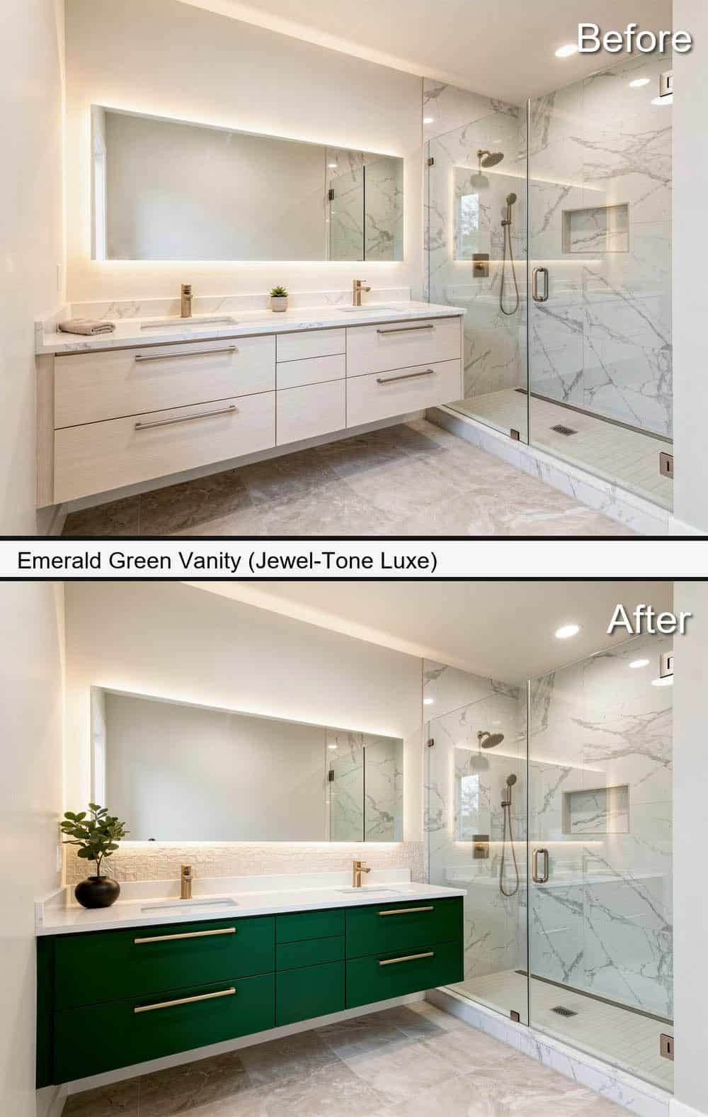 Emerald Green Vanity (Jewel-Tone Luxe)