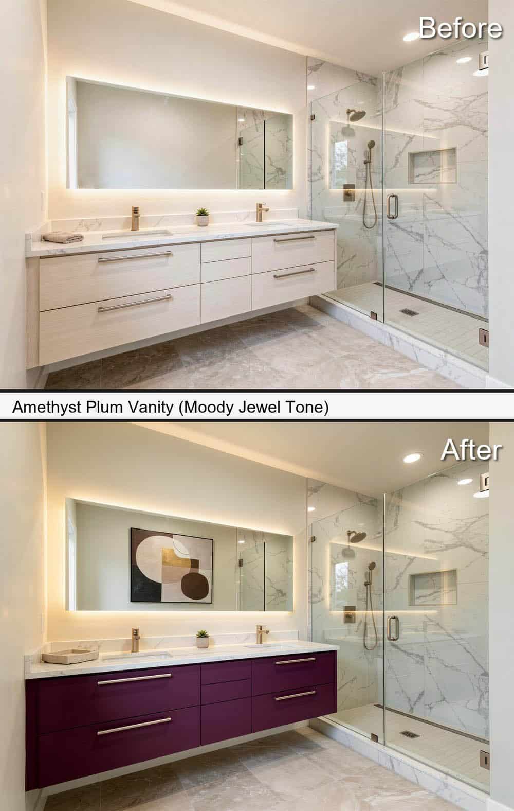 Amethyst Plum Vanity (Moody Jewel Tone)