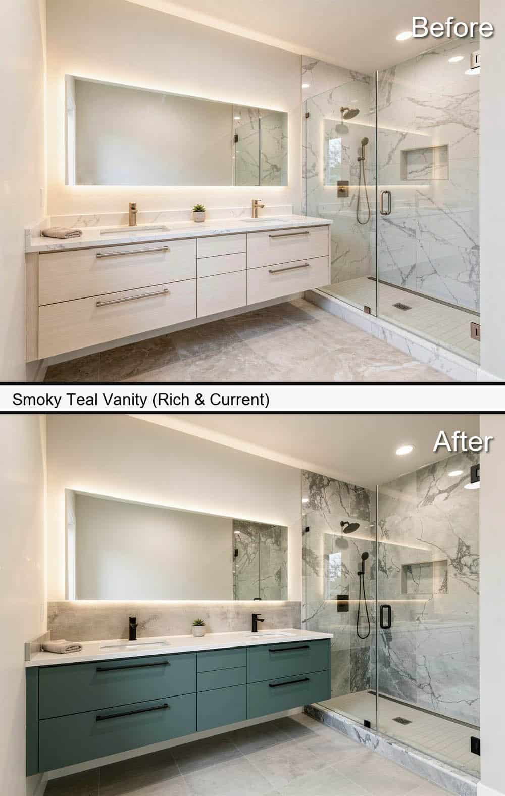 Smoky Teal Vanity (Rich & Current)